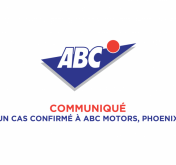 COMMUNIQUÉ: UN CAS CONFIRMÉ À ABC MOTORS, PHOENIX